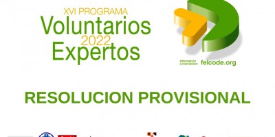 Resolución provisional del XVI Programa Voluntarios Expertos