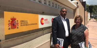La presidenta de FELCODE, Rosario Cordero, visita República Dominicana