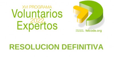 Resolución definitiva del XVI Programa Voluntarios Expertos