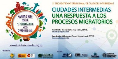 FELCODE participará esta semana en el V Encuentro Internacional de Ciudades Intermedias que se celebrará en Bolivia