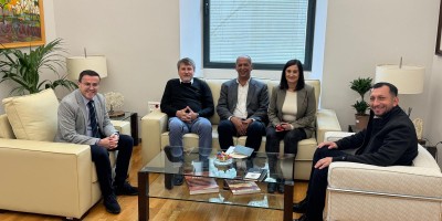 La Diputación de Badajoz recibe la visita de la delegación de Paraguay participante en el programa de pasantías de FELCODE